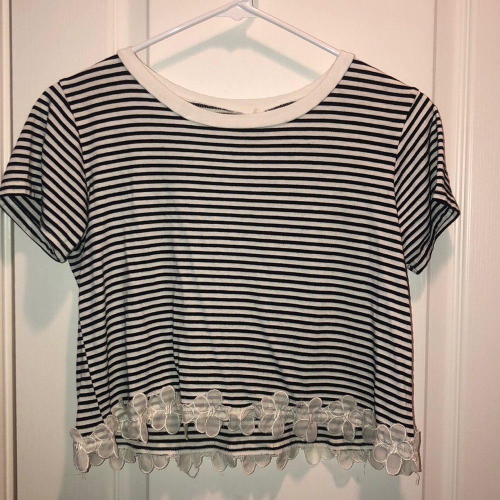 Striped Crop Top